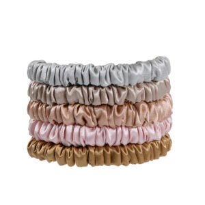 silk hair tie in various colors