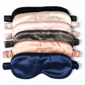 Silk sleep eye masks in various colors