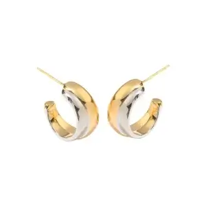 Minimalist mirror earrings
