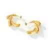 Teardrop Swirl Earrings